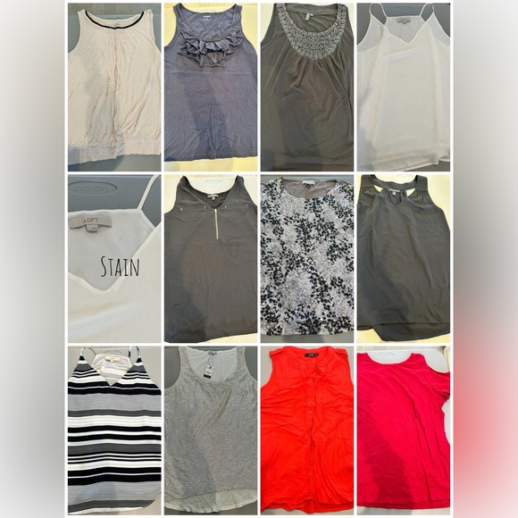 Sleeveless Top Grab Bag Lot - size L - Picture 3 of 3